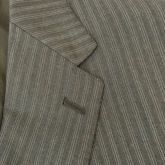 DANIEL CREMIEUX COLLECTION x Loro Piana Wool Suit in Heather Navy Size 42 L - Picture 5 of 14
